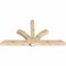 Ekena Millwork Redmond Rough Sawn Timber Gable Bracket, Douglas Fir, 96"W x 52"H x 6"D x 6"F, 13/12 Pitch GBW096X52X0606RED00RDF - alternate 2